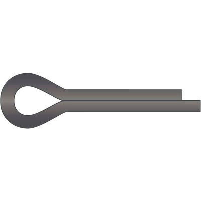 3/8" x 4" Cotter Pin - Carbon Steel - Plain - ASME 18.8.1 - Made In USA - Pkg Qty 25