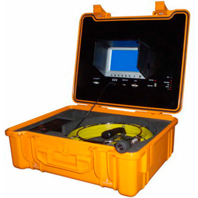 FORBEST FB-PIC3188DN-100 Portable Color Sewer/Drain Camera, 100' Cable W/ Heavy Duty Waterproof Case