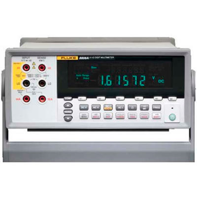 Fluke 8808A 120V 5.5-Digit Digital Bench Multimeter, 0.015% Accuracy; Volts, Ohms, & Amps