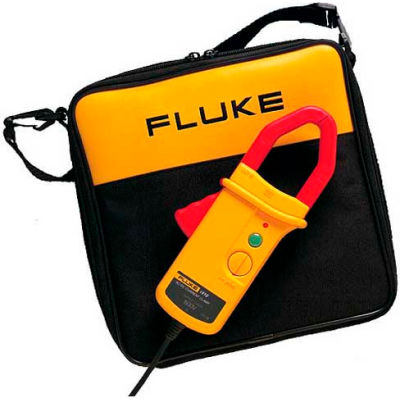 Fluke i410-KIT AC/DC Current Clamp & Carry Case Kit, 400A AC/DC rms, Zippered Vinyl Carry Case