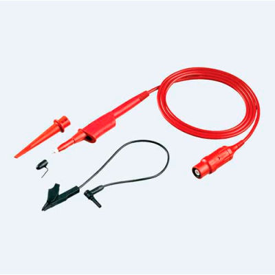Fluke VPS210-R 10:1 Voltage Probe Set, Red, 200 MHZ, 1.2M, SM190, 600 V CAT III /1000 V CAT II rated