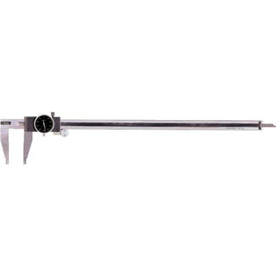 Fowler 52-008-018-0 0-18" Extended Range Dial Caliper W/Black Dial