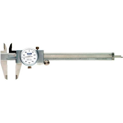 Fowler 52-008-704-0 0-4" Shockproof Dial Caliper W/White Dial