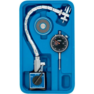Fowler 52-585-500-0 Chrome Flex Mag and AGD Black Face Indicator Set