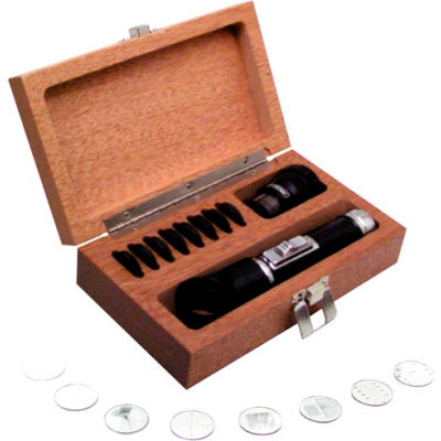 Fowler 52-664-609 52-664-609 10x Pocket Optical Comparator Set with Illuminator