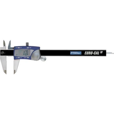 Fowler 54-100-330-1 Euro-Cal IV 0-6''/150MM IP54 Fractional Stainless Steel Digital Caliper