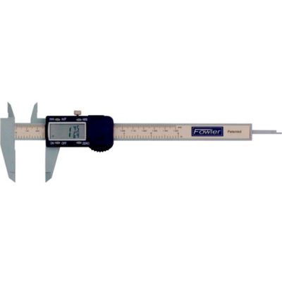 Fowler 54-101-175-0 Poly-Cal 0-6''/150MM Fractional Large Easy-Read Display Plastic Digital Caliper