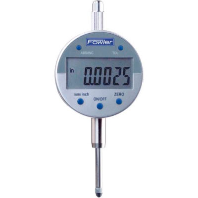 Fowler 54-520-250-0 Indi-X Blue Series 0-1"/ 0-25MM Electronic Indicator W/ Lug Back