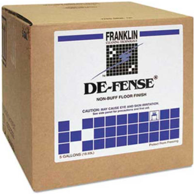 Franklin De-Fense Floor Finish, 5 Gallon Box - F135025