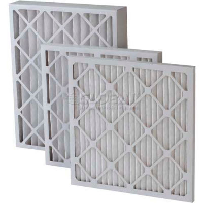 Filtration Manufacturing 0208H-24241 Pleated Filter, Merv 8, High Capacity, 24"W x 24"H x 1"D - Pkg Qty 12