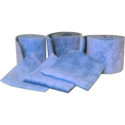 Filtration Manufacturing 1110-24901 Polyester Media Roll, Merv 6, Blue/White, 1080"L x 24"H x 1"D - Pkg Qty 2