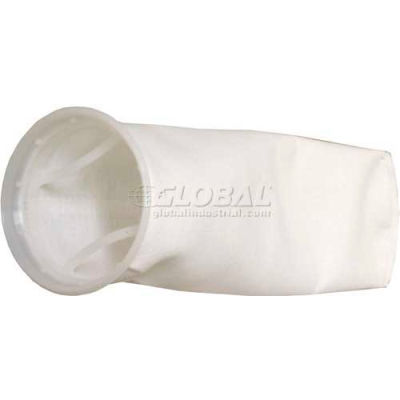 Liquid Bag Filter, Nylon Mesh, 7-3/50"Dia. X 32"L, 250 Micron, Plastic Sure Seal Ring - Pkg Qty 50