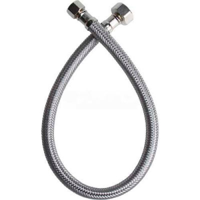 Fluidmaster B1F20 Faucet Supply 3/8 In. Compression X 1/2 In. Compression X 20 In. - Braided SS
