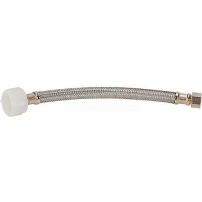Fluidmaster B1T09 Toilet Supply 3/8 In. Compression X 7/8 In. Ballcock X 9 In. - Braided SS