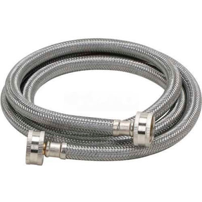 Fluidmaster B9WM60 Washing Machine Supply 3/4 In. F.H.T. X 3/4 In. F.H.T. X 60 In. - Stainless Steel
