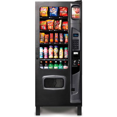 vending machine dz3 refrigerated drinks snacks dual machines zone selections selectivend globalindustrial snack beverages