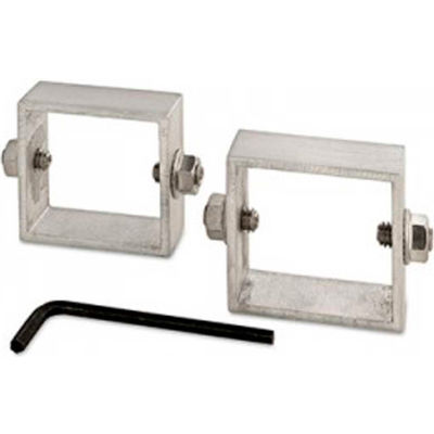 FlexPost® Sign Brackets, Silver, Set of 2, A-SB