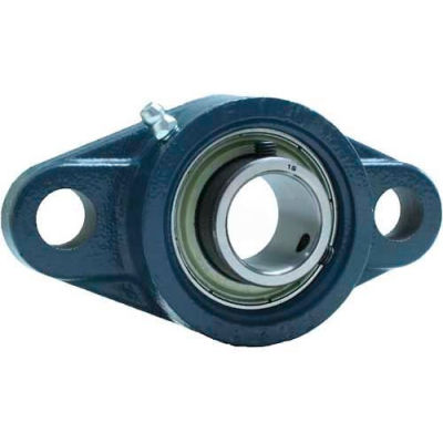 FYH 2 Bolt Flange Mounted Ball Bearing EBFL20516KP8G5, 1" Bore Dia., Set Screw, Economy