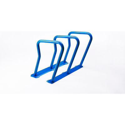 Surf 6 Bike Capacity Steel Bike Rack, Blue