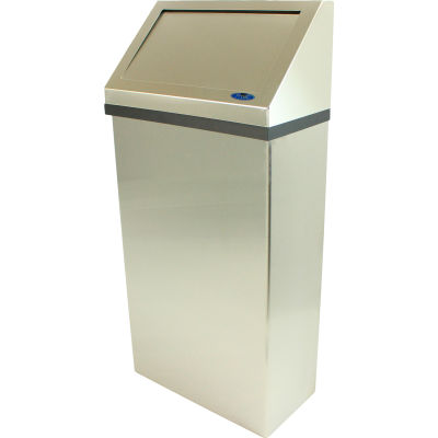Frost Wall Mounted Stainless Steel Waste Receptacle, 11 Gallon, 303-3NL