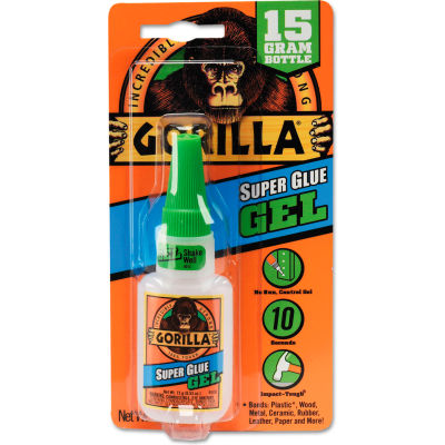 Gorilla Glue® Instant-Bond Super Glue - 15 g Bottle - Clear