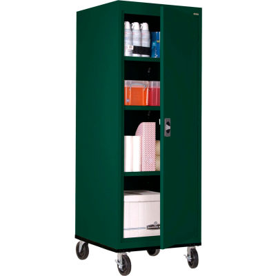 Sandusky Mobile Storage Cabinet TA3R242460- 24x24x66, Green