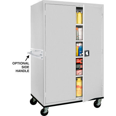Sandusky Mobile Storage Cabinet TA4R462472 - 46x24x78, Gray
