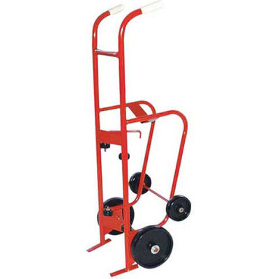 Milwaukee Four Wheel Drum Truck 40774 - Polyolefin Wheels - 1000 Lb. Cap.