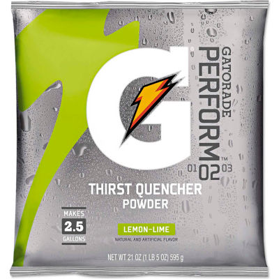 Gatorade®- Instant Powder, Lemon Lime, 21 oz., 32/Carton