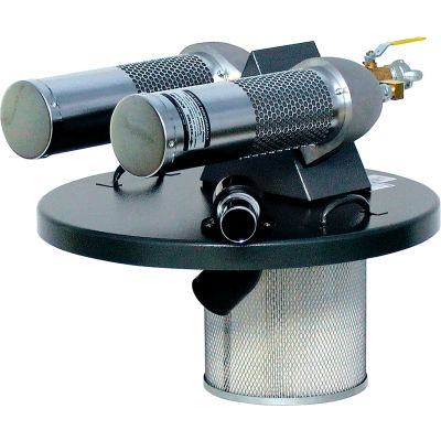 Guardair 55 Gallon Dual B Pneumatic Vacuum Generating Head w/ 2" Inlet - N552B
