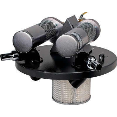 Guardair 55 Gallon Dual B Pneumatic Vacuum Generating Head w/ Two 1.5" Inlets - N552BX2