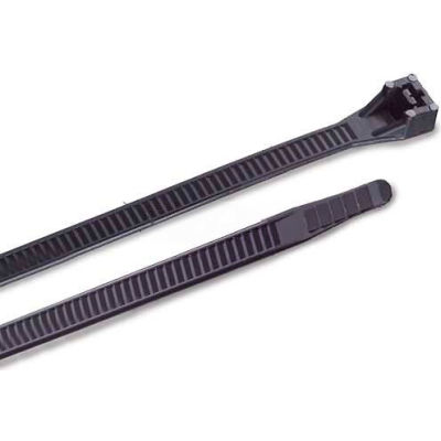 Gardner Bender 46-408UVB Heavy-Duty Cable Tie, UVB, 8" (120 Lb) - 100 pk.