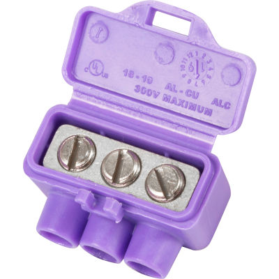 King Innovation AlumiConn 3-Port, Aluminum to Copper Wire Connectors