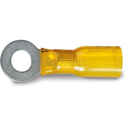 Gardner Bender AMT-106 Ring Terminal, Heat Shrink, 12-10 Awg, Stud Size 8 - 3 pk.