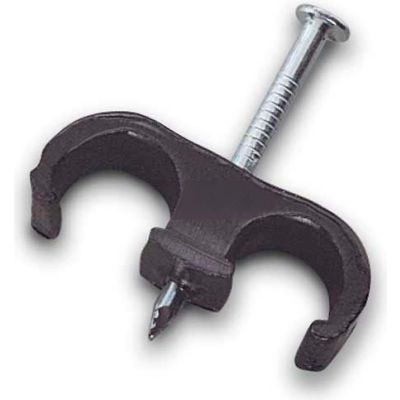 Gardner Bender PDS-1525B Coaxial Staple-Wood Double Clip-On - 25 pk.