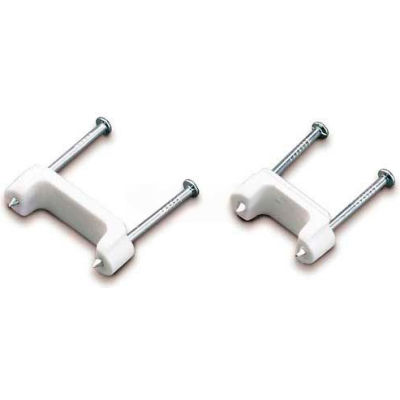 Gardner Bender PS-575 Plastic Staple, 3/4", White - 500 pk.