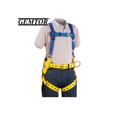 Gemtor 855H-4, Full-Body Harness - Hip D-Rings - XL - Quick Connect Chest