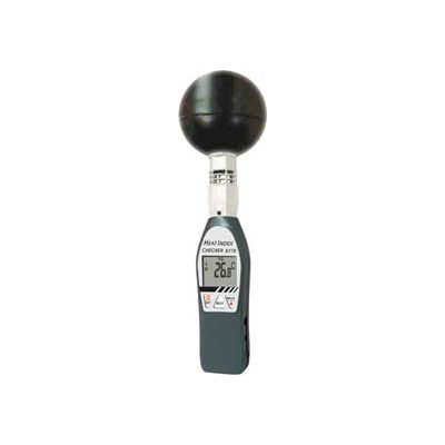 General Tools WBGT8778 Big Bulb Heat Index Checker, 75Mm Black Ball
