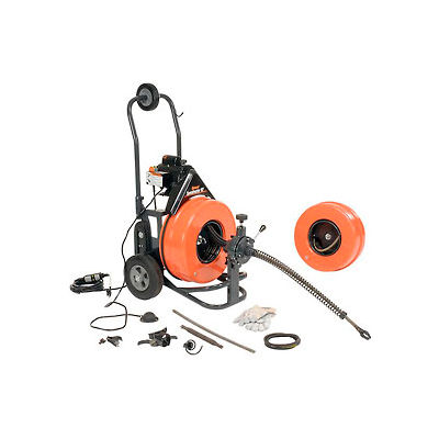 General Wire Speedrooter 92 Sewer Cleaning Machine, Includes 2 Cables & Cutter Set