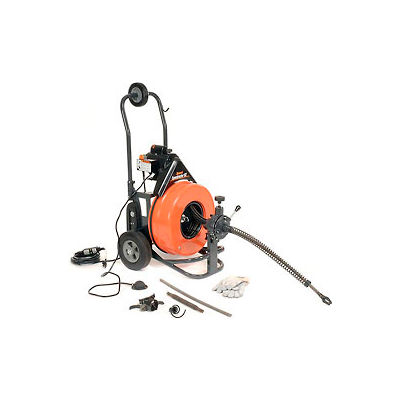 General Wire Speedrooter 92 Drain/Sewer Cleaning Machine W/100'x3/4" Cable & 8 Pc Cutter Set