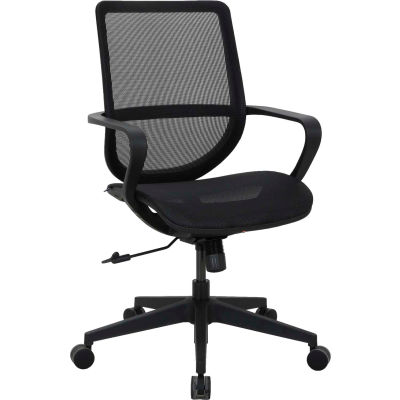 Interion® All Mesh Task Chair - Black