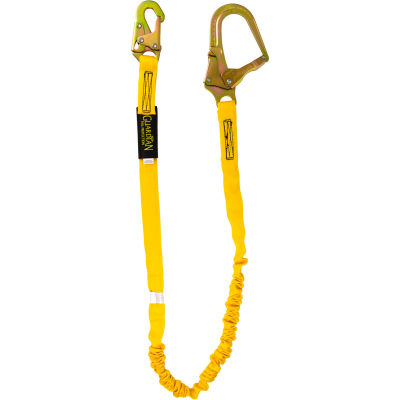 Guardian 11201 6' Internal Shock Lanyard Rebar and Snap Hook