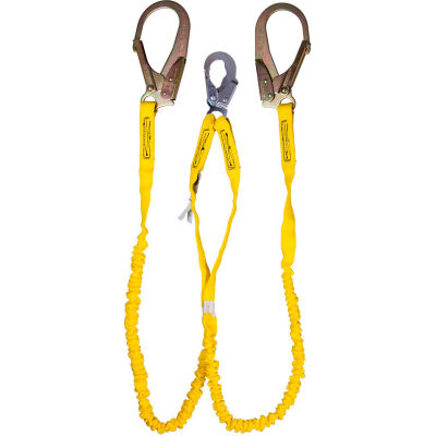 Fall Protection | Lanyards | Guardian 6' Internal Shock Lanyard, Double ...