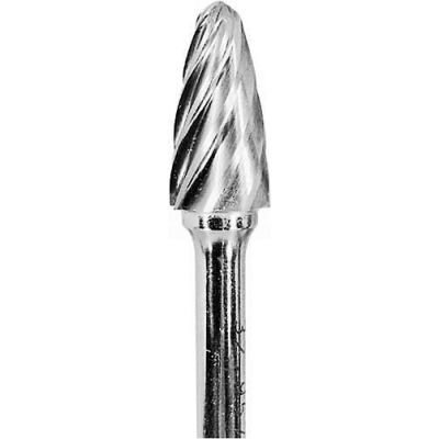 Grobet Radius Tree Carbide Burr 32.95720, Aluma cut, 1/4" Shank DIA, 2-3/4" OAL