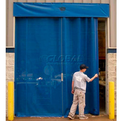 Goff's Bug Blocking Manual Side Seal Door 10'W x 12'H Green
