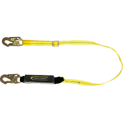 Guardian 01285, 6' Shock Absorbing Single Leg Adjustable Lanyard