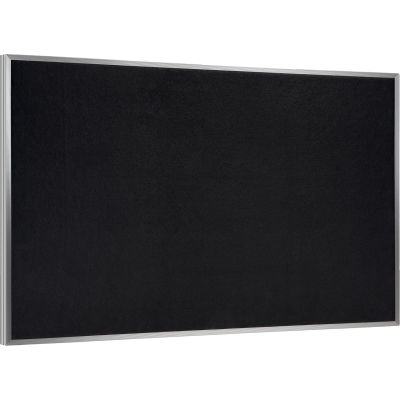 Global Industrial Recycled Rubber Bulletin Board, 48"W x 36"H, Black