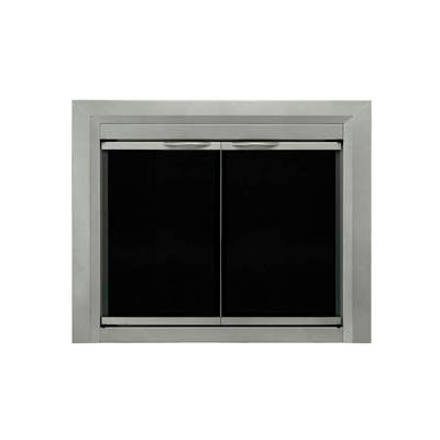 Pleasant Hearth Colby Fireplace Glass Door Sunlight Nickel Cb 3300 37 1 2 L X 30 H B784717 Globalindustrial Com Pleasant Hearth Colby Fireplace Glass, Pleasant Hearth Cb 3300 Colby Fireplace Glass Door