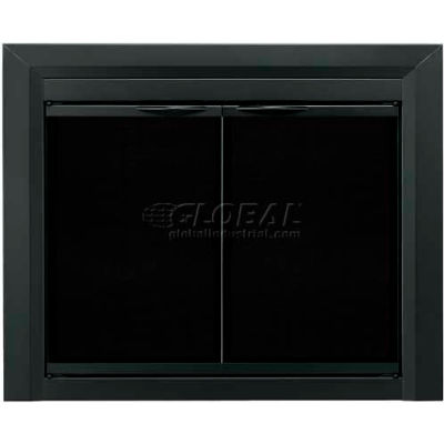 Pleasant Hearth Carlisle Fireplace Glass Door Black CL-3002 43-1/2"L x 33"H