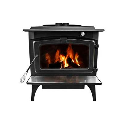 Pleasant Hearth 1,800 Sq Ft Wood Burning Stove Heater With Blower, Medium LWS-127201